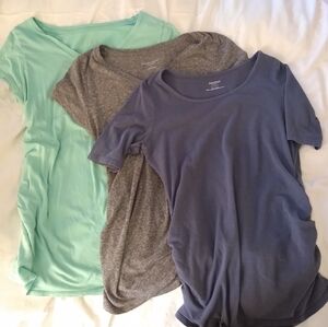 Short-Sleeve Maternity Tops (bundle of 3)